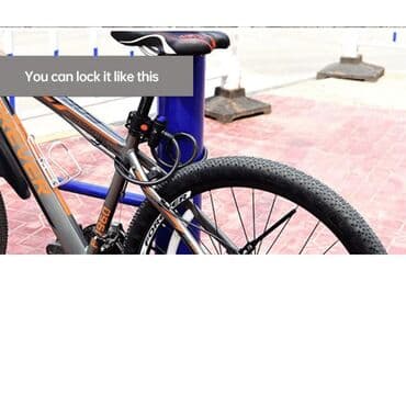 Велосипеды: Велосипедный замок Forever 12 мм x 150 cм Защитите свой велосипед с — 8