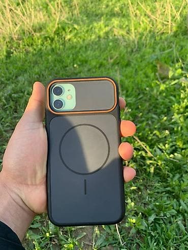 IPhone 11, Б/у, 64 ГБ, Зеленый, Чехол, 86 %