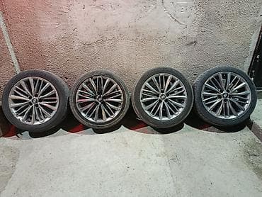 Колеса в сборе 235 / 45 / R 18, Лето, Б/у, Комплект, Легковые, Литые, отверстий - 5