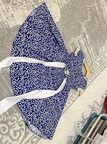 Детский транспорт: Детское платье, цвет - Синий — 4