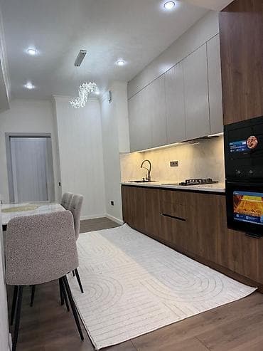3: 3 комнаты, 88 м², Тунгуч мкр Элитка, 13 этаж, Дизайнерский ремонт — 3