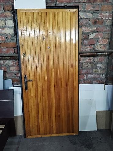 установки двери: Двери для домов и квартир, Деревянная, Одностворчатая, цвет - Коричневый — 1