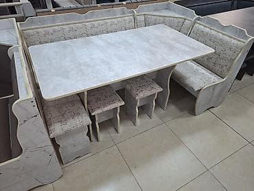 silver kitchen: Кухонный стол и стул, Новый, Платная доставка, цвет - Серый — 1