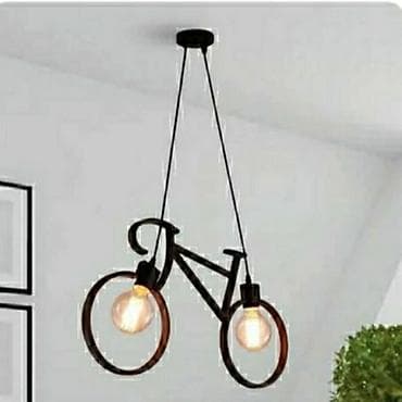 Люстралар: Люстра лофт хайтек. Размеры высота 42см. Ширина 67см. Как повесить — 1