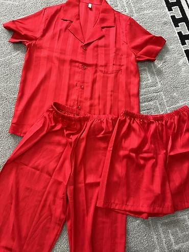 pierre cardin: Пижама, Шелк, Китай, В полоску, M — 2