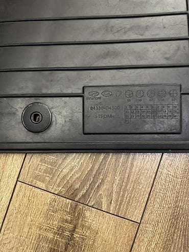 полики k5: 3D Резиновые Полики Для салона Kia, цвет - Черный — 8