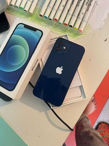 poco 1: IPhone 12, Синий, Коробка — 1