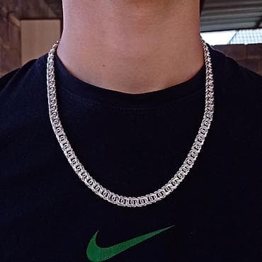 Жеке буюмдар: Чынжыр, Бисмарк, Үлгүсү 925, Унисекс, Жаңы — 9