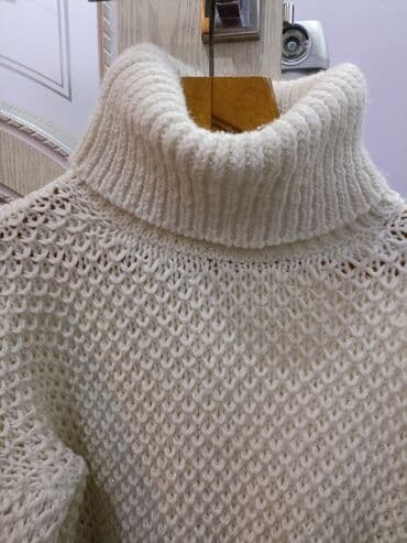 тёплая кофт кардиган: Кофта, Вязаная модель, Италия, M, L — 2