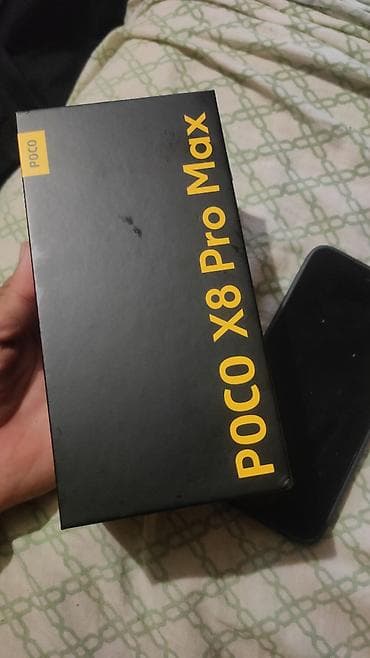 redmi 10 с: Poco X8 Pro Max, Колдонулган, 512 ГБ, түсү - Ак, 2 SIM — 3