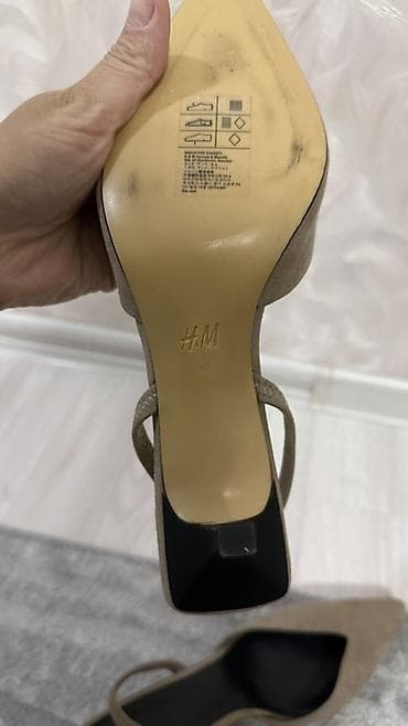 кийит: Туфли-слінги H&M, размер 40. - Модель: закрытый острый нос — 4