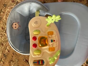 игрушка танцующий: Музыкальный Детские ходунки голубого цвета - Форма: овальная база с — 5