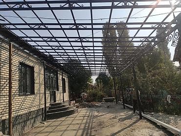 деревянные навесы из поликарбоната: Навес, Арочный, Металл, Поликарбонат — 9