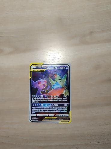 форма тигра: Pokémon TCG Mega Sableye & Tyranitar GXfull art — 1