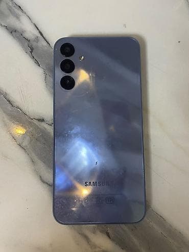 Техника жана электроника: Samsung Galaxy A15, Колдонулган, 256 ГБ, түсү - Көгүлтүр, 2 SIM — 1