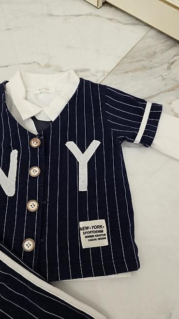 штаны лининг: Комплект, цвет - Синий — 4