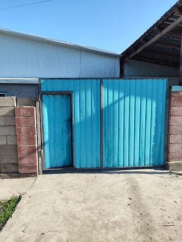 раздвижные металлические двери: Металлические ворота из профнастила с калиткой - Конструкция — 2