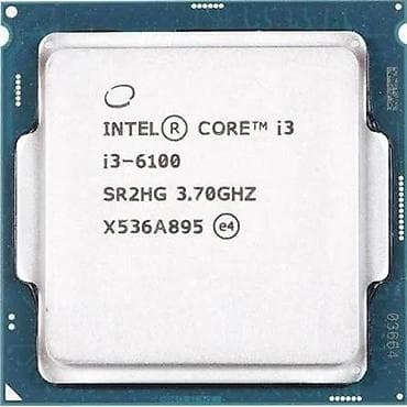 Процессор, Б/у, Intel Core i3, 2 ядер, Для ПК