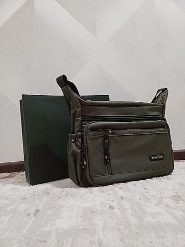 apple wath: Сумка через плечо AOTIAN, цвет хаки (оливковый). - Универсальный — 1