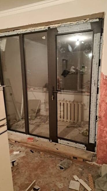 стеклянные блоки: Буюртмага Каркастык тосмо, Офис үчүн, Брондолгон айнек, Монтаждоо, Демонтаждоо, Акысыз өлчөө — 25