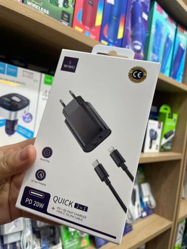 головка от зарядки айфона: Mobi Center /Моби Центр. Зарядное устройство WiWU PD 20W с кабелем — 1