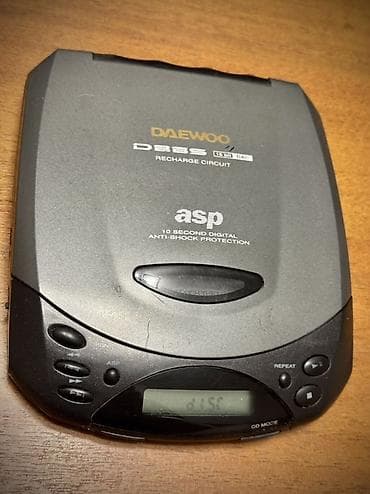 cd плеер: Портативный CD‑плеер Daewoo - Поддержка CD Audio - Цифровой ЦАП (D/A — 1