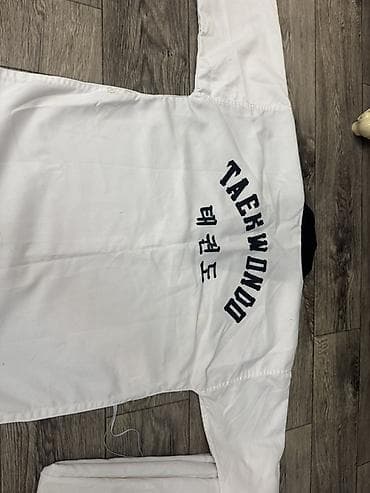 polo одежда: Кимоно (добок) для тхэквондо WTF - Комплект: куртка с черной — 4