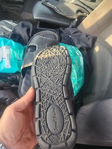 польские сандали: Мужские кожаные шлёпанцы Josef Seibel Новые. не подошёл размер — 2