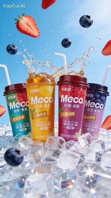 🥤 Фруктовый чай MECO — на основе знаменитого чая Улун с натуральным — 1
