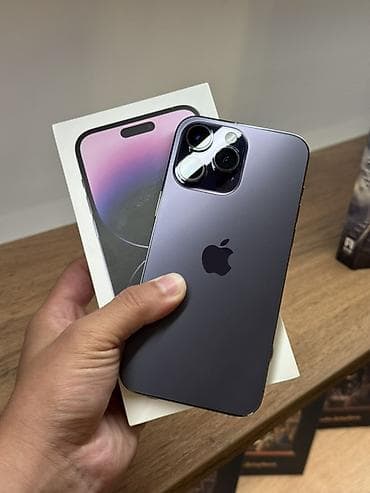 a 11: IPhone 14 Pro Max, Б/у, 256 ГБ, Deep Purple, Коробка, 86 % — 1