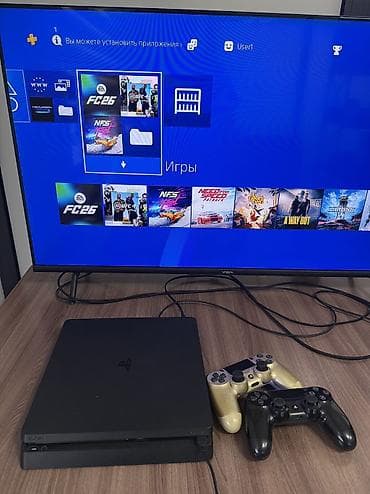 Продаю Sony PlayStation 4 слим, 500 гб. Приставка полностью at lalafo.kg Продаю Sony PlayStation 4 слим, 500 гб. Приставка полностью