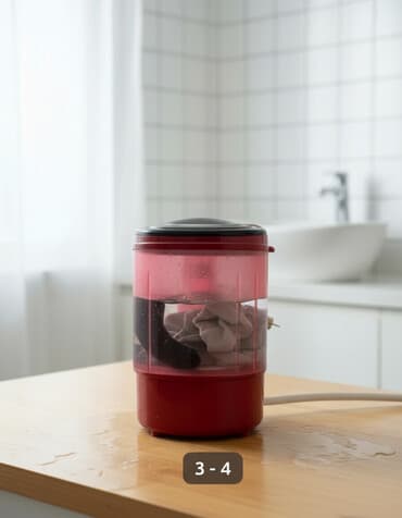 стиральный бу: Стиральная машина Atlant, Б/у, Полуавтоматическая, До 5 кг, Компактная — 1