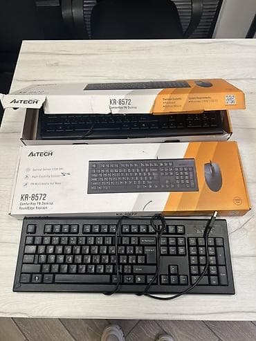 USB хабы: Клавиатура, A4Tech, Мембранная, Проводное подключение, Размер: 100% — 1