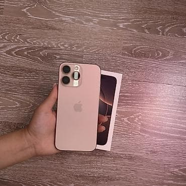 IPhone 16 Pro Max, 256 гб, золотой, 93% акб. Был один пользователь at lalafo.kg IPhone 16 Pro Max, 256 гб, золотой, 93% акб. Был один пользователь