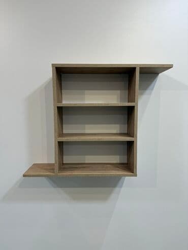 книжные шкафы и полки: Книжная полка, ЛДСП, Подвесная — 2