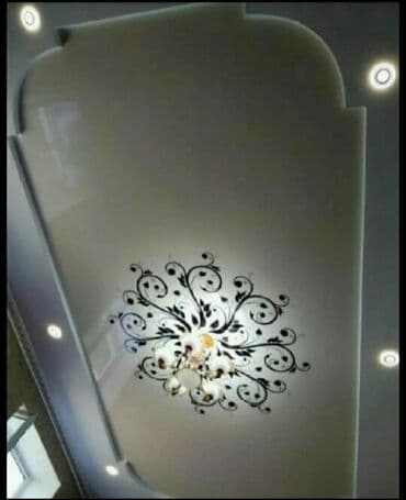 гарнитур для зала бу: Натяжной потолок+Нат потолок!любой сложности,120 — 20