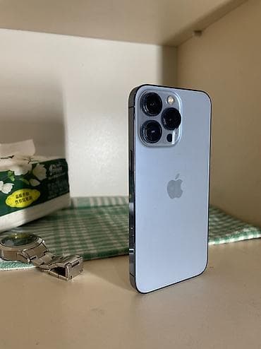 dvd rw: IPhone 13 Pro, Б/у, Голубой, Чехол, 62 % — 1