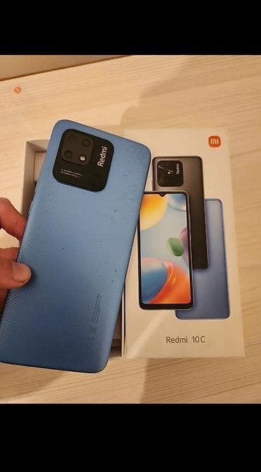 mi 5a: Redmi, Redmi 10C, Б/у, 128 ГБ, цвет - Синий, 2 SIM — 1