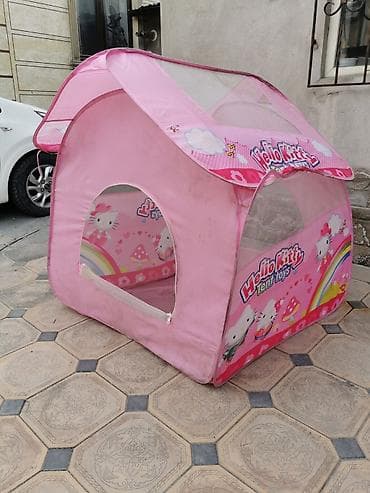 облака: Детская игровая палатка Hello Kitty (Teni Toys) - Тип: домик-палатка — 5
