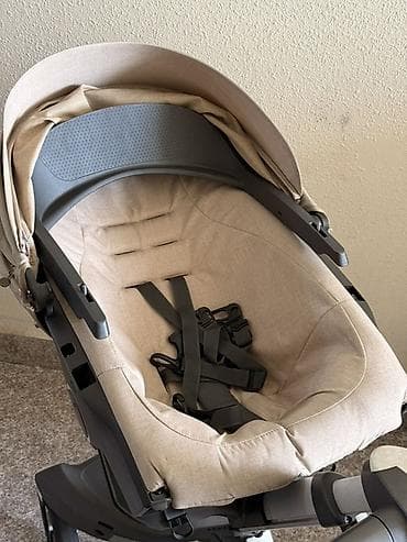 коляски стокки: Коляска, Stokke, цвет - Золотой, Б/у, Платная доставка, Самовывоз — 2