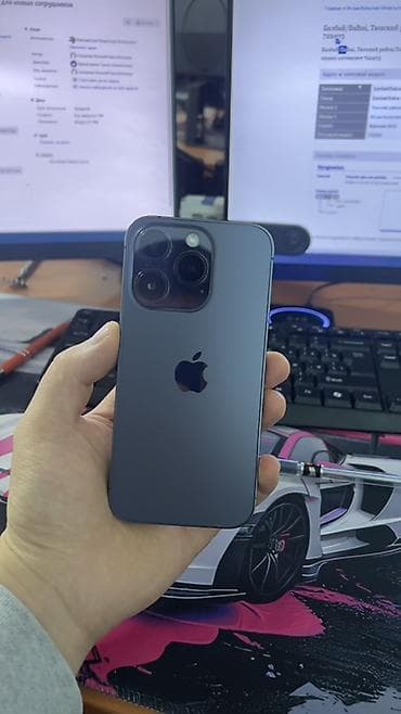 iphone 14 pri: IPhone 14 Pro, Б/у, 256 ГБ, Deep Purple, Кабель, 78 % — 1