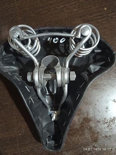 format velosiped: Велосипедное седло с пружинной амортизацией - Тип: комфортное седло — 1