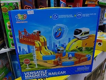 железные дороги: Игровой набор «Versatile Magnetic Railcar» (Ruidafeng Toy) - — 1