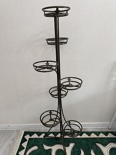 стойки вертикальные для растений: Продаётся стильная металлическая подставка для цветов на 7 горшков — 4