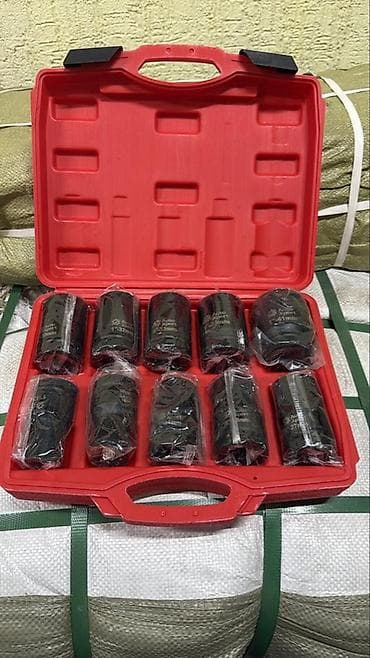 Инструменттердин топтому: Набор ударных торцевых головок в пластиковом кейсе Грузовые головки — 2