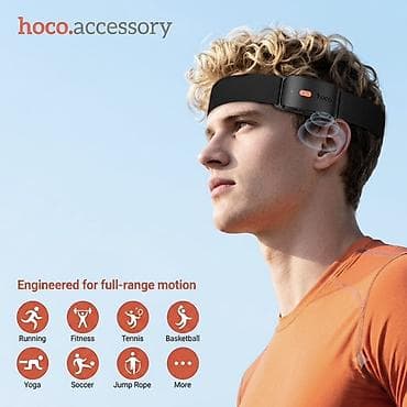 apple 17 pro: Беспроводные гарнитуры, Hoco, Новый, цвет - Черный — 1