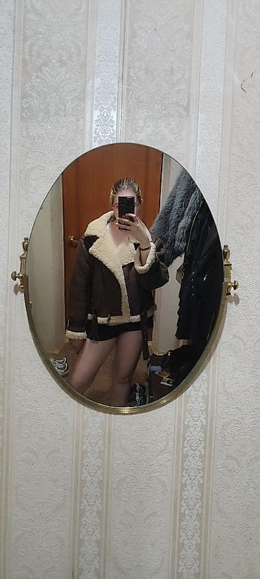 Дубленка, Авиатор, Короткая модель, M