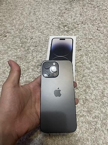 iphone 14 pro kg: IPhone 14 Pro Max, Б/у, 512 ГБ, Черный, Коробка, В рассрочку, 79 % — 4