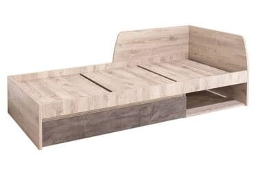 односпалка кровати: Кровать односпальная Джаз, Каштан найбори Светлый, Анрэкс (Беларусь) — 3