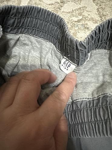 Куртки: 3в1😍Серые брюки-джоггеры от GAP +водолазка от Аддидас бежевом — 4